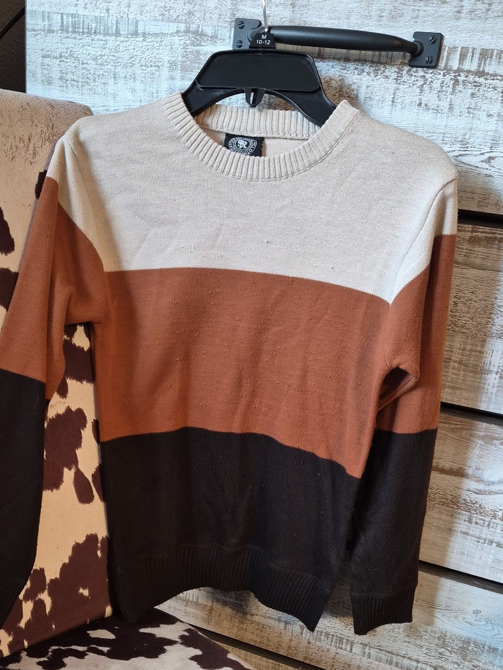 🍁🍂Boys Colorblock Crewneck Sweater🍂🍁